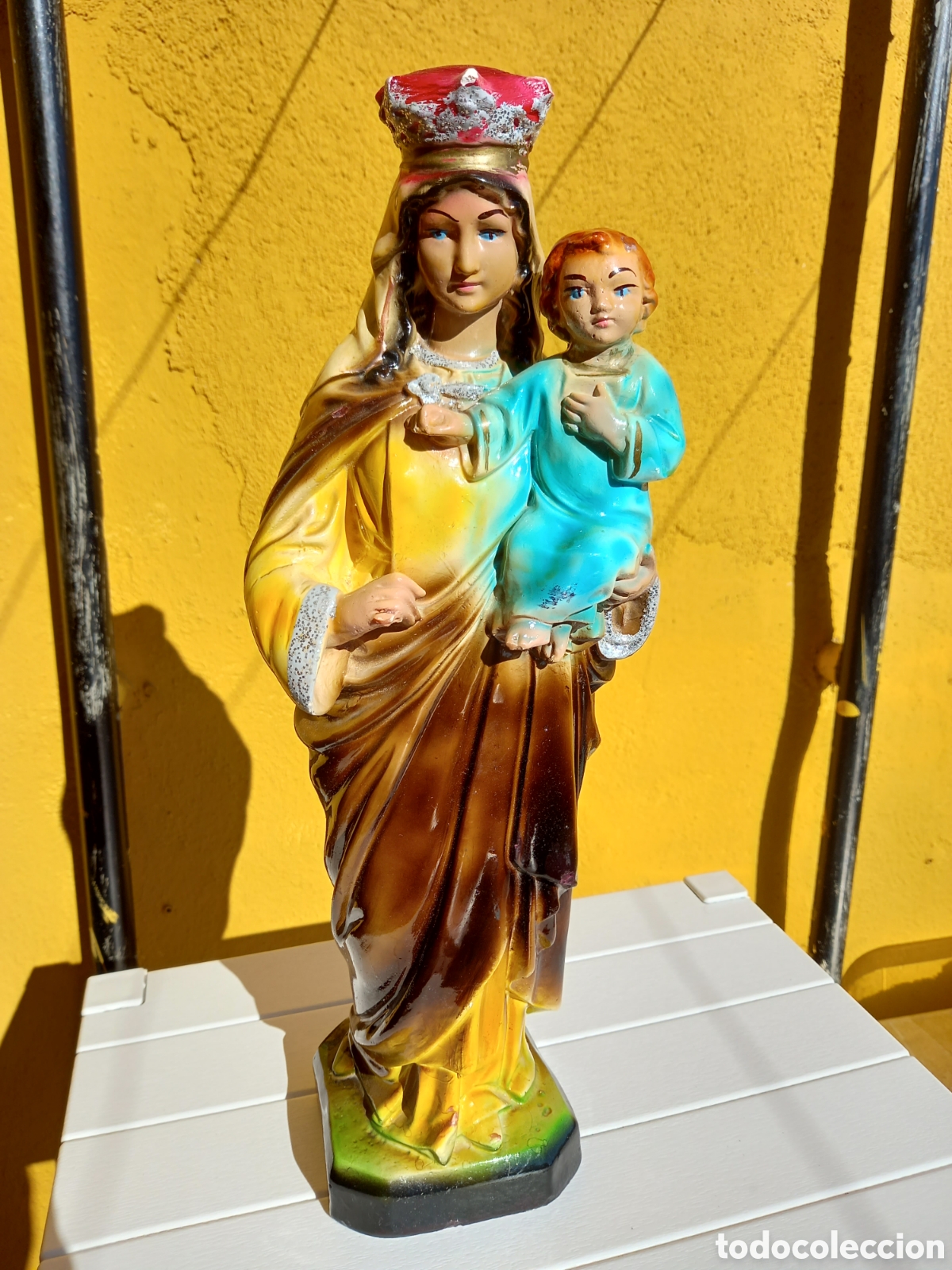 Antig&uuml;edades: VIRGEN CON EL NI&Ntilde;O - Foto 1