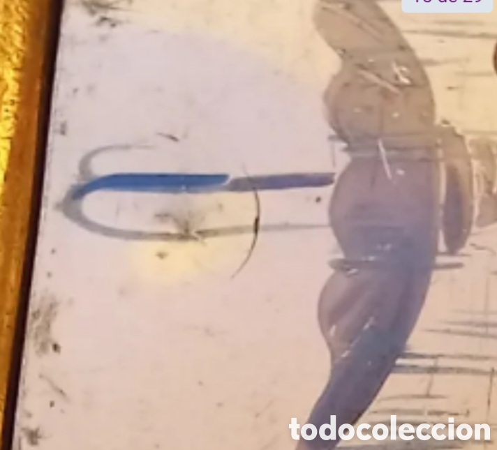 Antig&uuml;edades: ANTIGUA POLVERA ,PINTADA A MANO Y NUMERADA ? - Foto 21