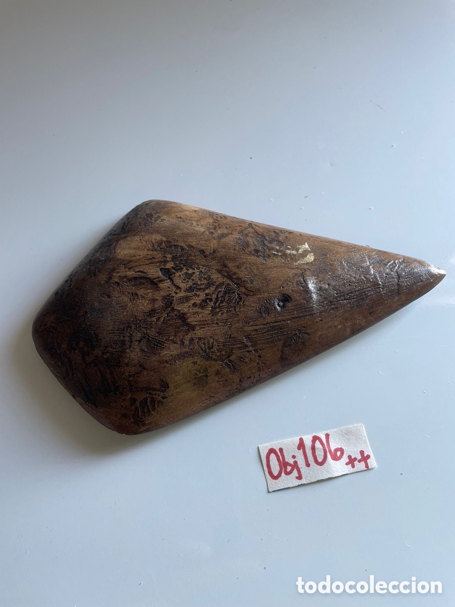Antig&uuml;edades: Figura dibujo cuerda seca - Foto 3
