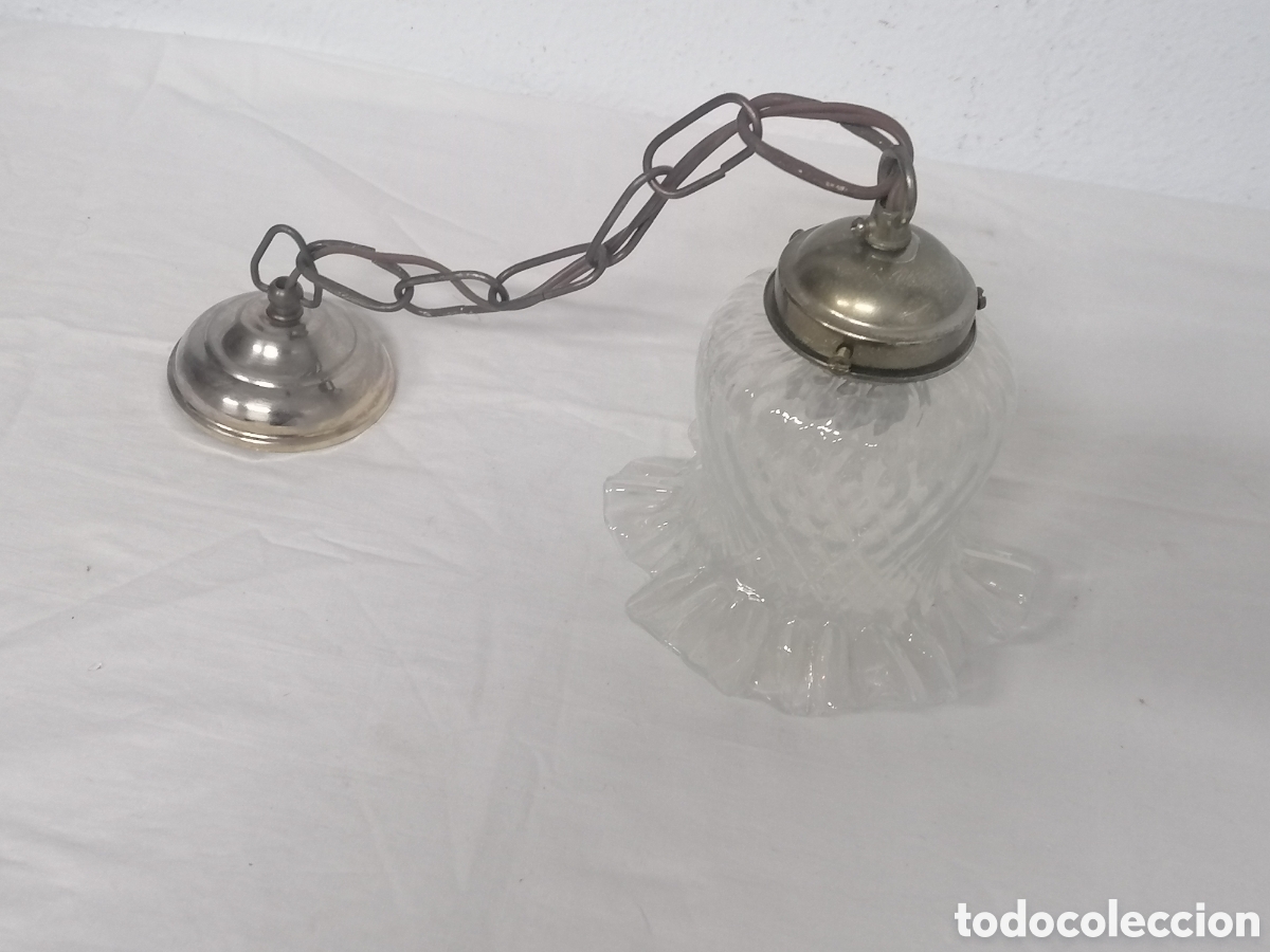 Antig&uuml;edades: L&aacute;mpara de techo antigua - Foto 5