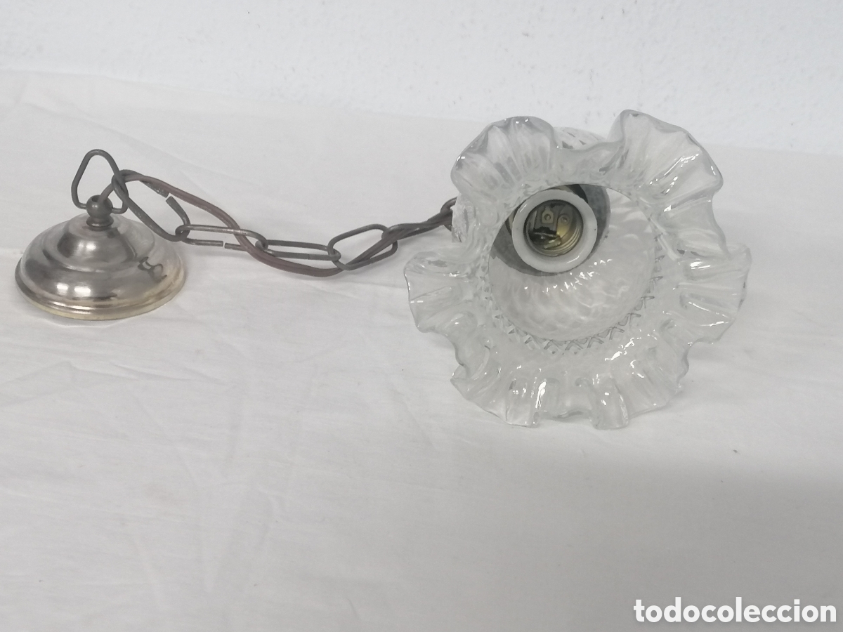 Antig&uuml;edades: L&aacute;mpara de techo antigua - Foto 6