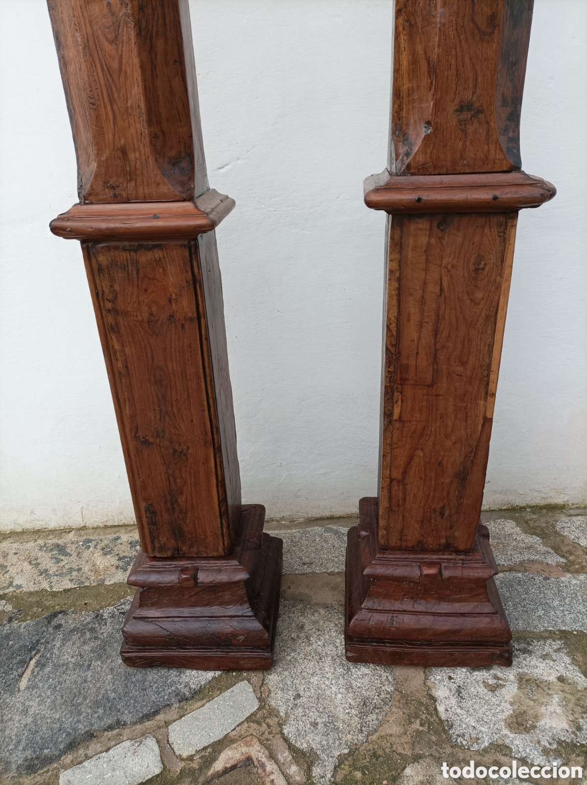 Antig&uuml;edades: Columnas de madera de gran tama&ntilde;o - Foto 3