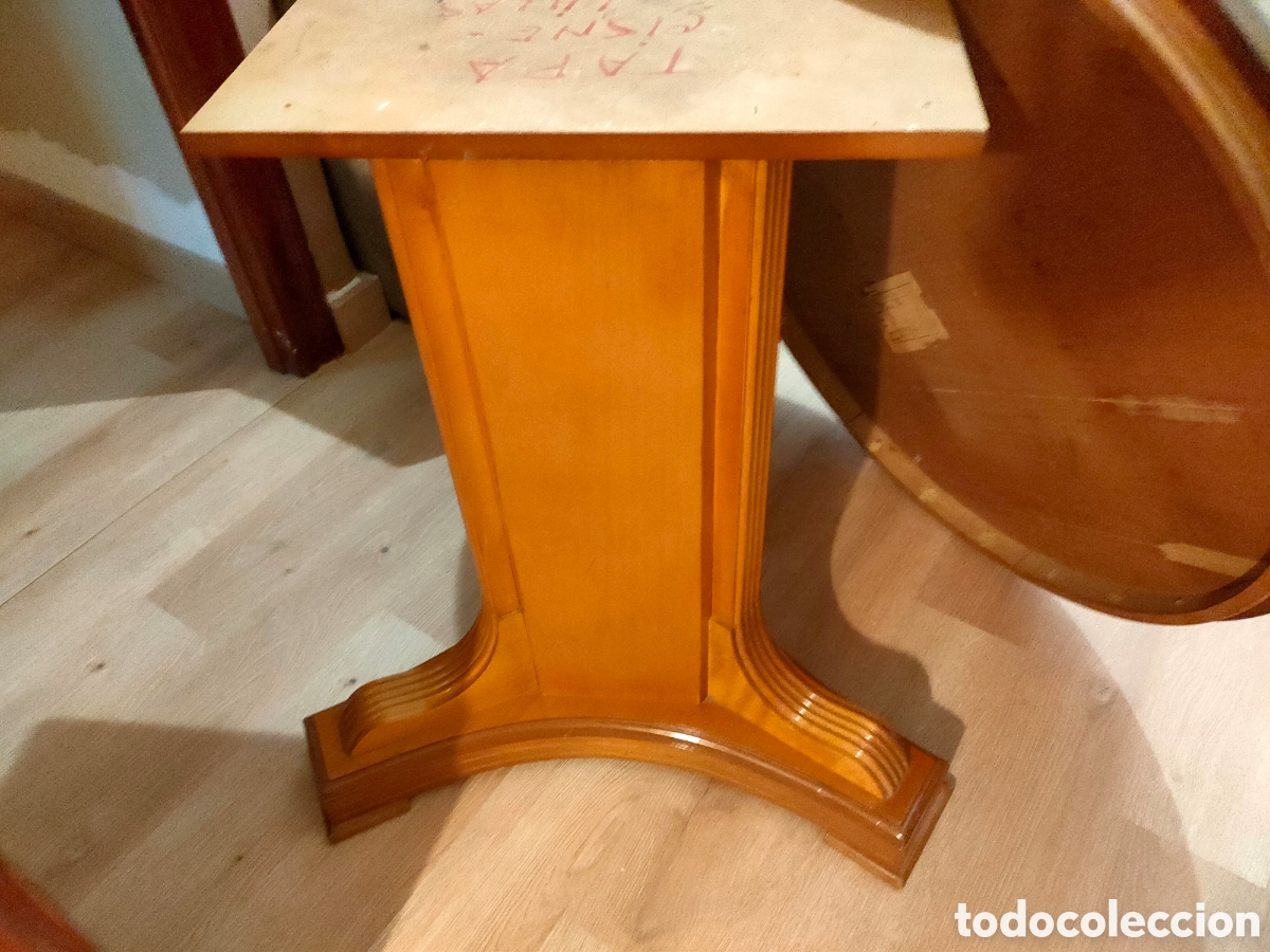 Antig&uuml;edades: Mesa centro con sillas - Foto 2