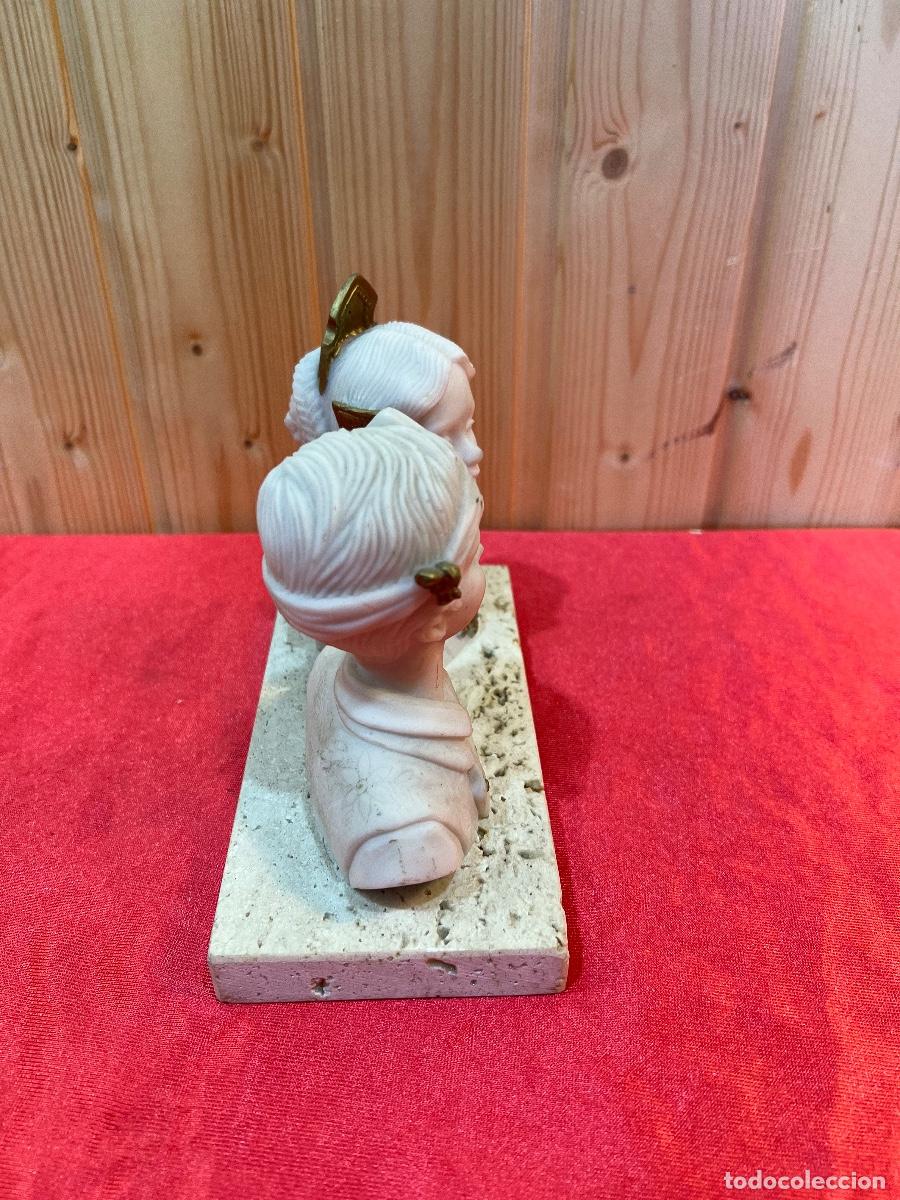 Antig&uuml;edades: FIGURAS ALABASTRO PAREJA - Foto 4