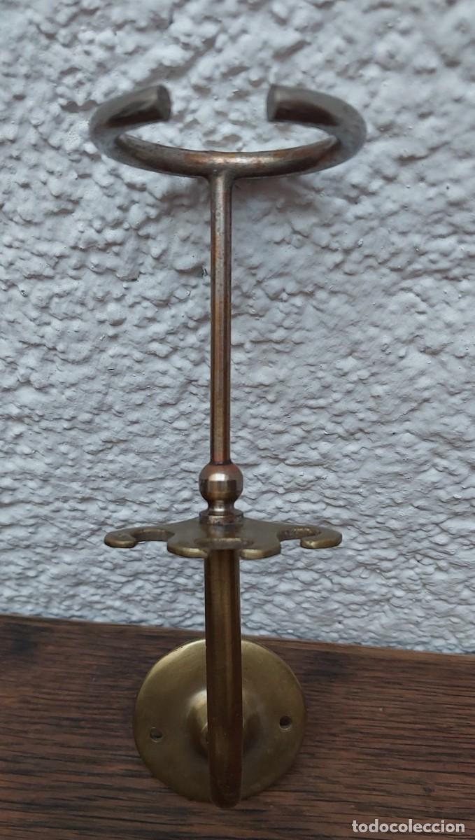 Antig&uuml;edades: ANTIGUO SOPORTE DE BRONCE - Foto 2