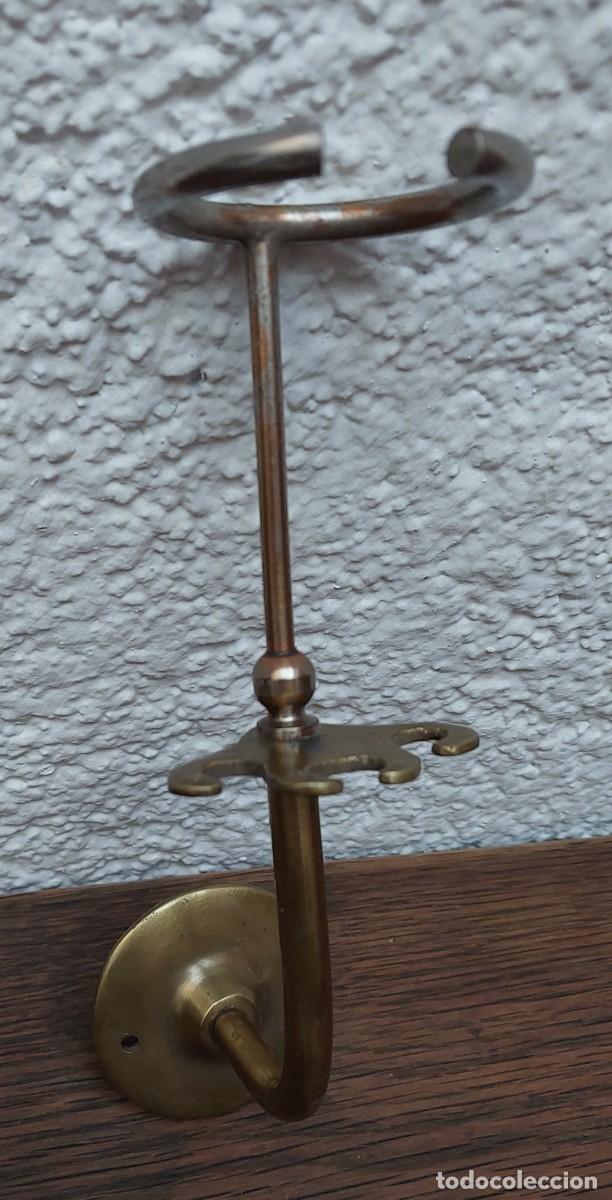Antig&uuml;edades: ANTIGUO SOPORTE DE BRONCE - Foto 4