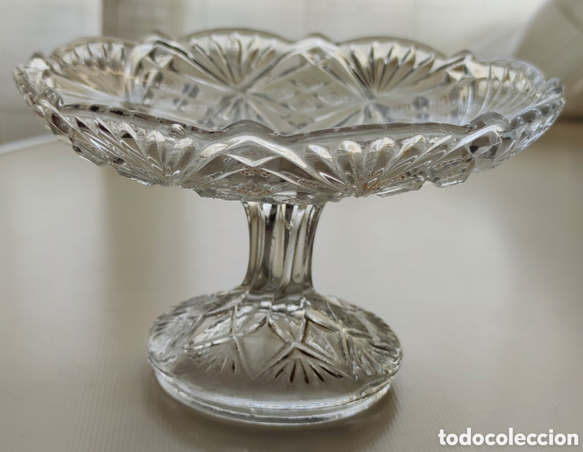 Antiquit&auml;ten: FRUTERO DE CRISTAL PRENSADO DE SANTA LUC&Iacute;A, CARTAGENA, MURCIA.