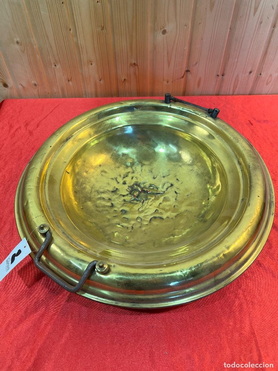 Antig&uuml;edades: BRASERO LATON Y BRONCE - Foto 2
