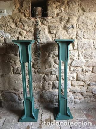 Antig&uuml;edades: PEDESTAL COLUMNA DE MADERA - Foto 1