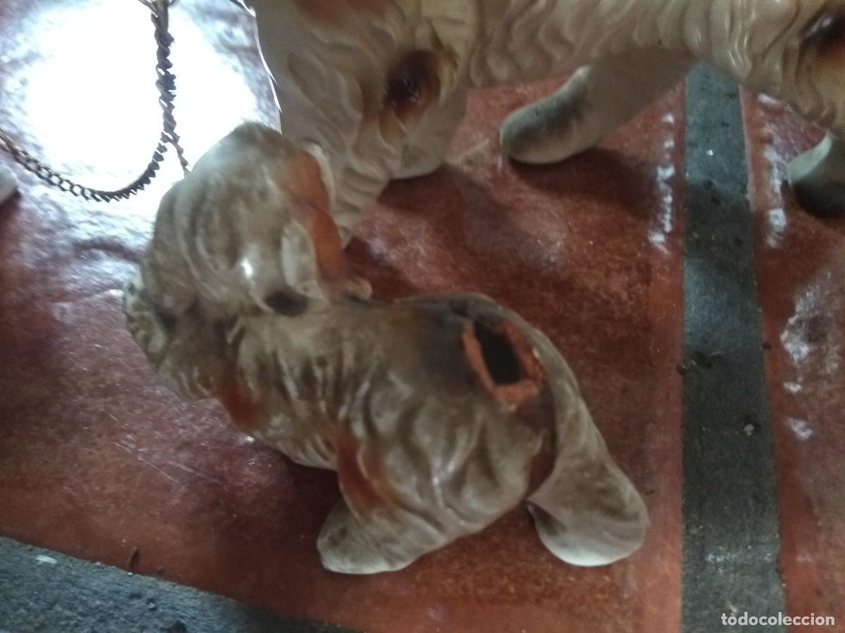 Antig&uuml;edades: LOTE 3 PERROS DE PORCELANA - Foto 2