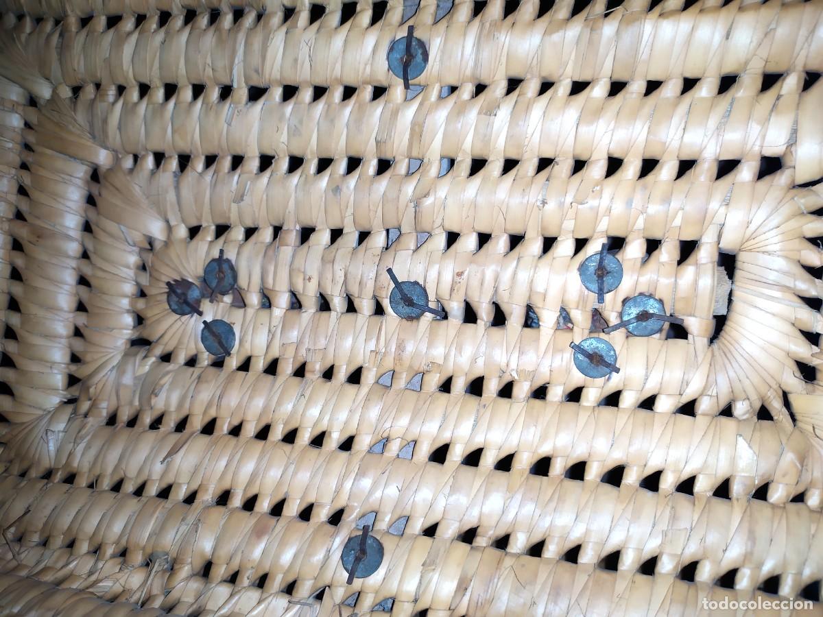 Antig&uuml;edades: CESTA DE PESCA DE ANEA CON ASA - Foto 6