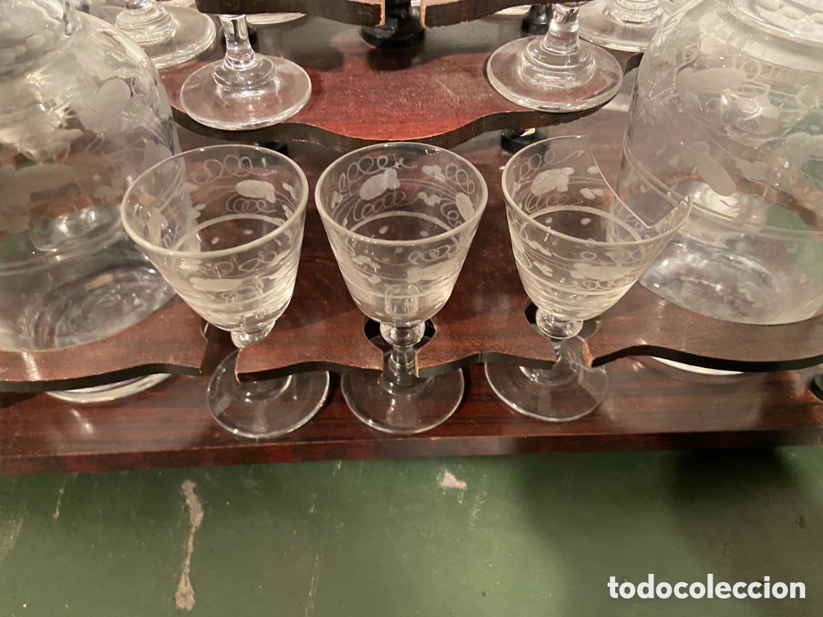 Antig&uuml;edades: LICORERA SOBRE 1850 FRANCIA - Foto 10