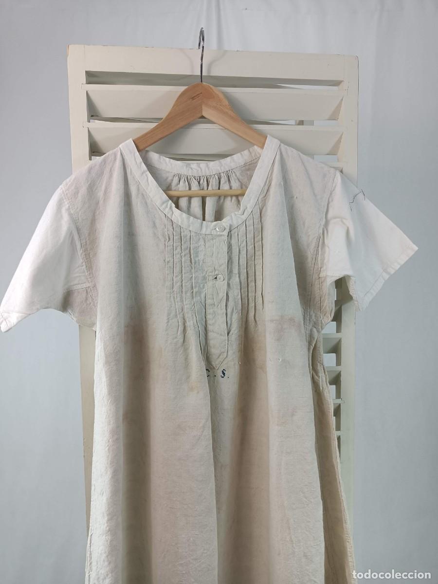 Antig&uuml;edades: ANTIGUA CAMISA DE C&Aacute;&Ntilde;AMO Y ALGOD&Oacute;N - Foto 3