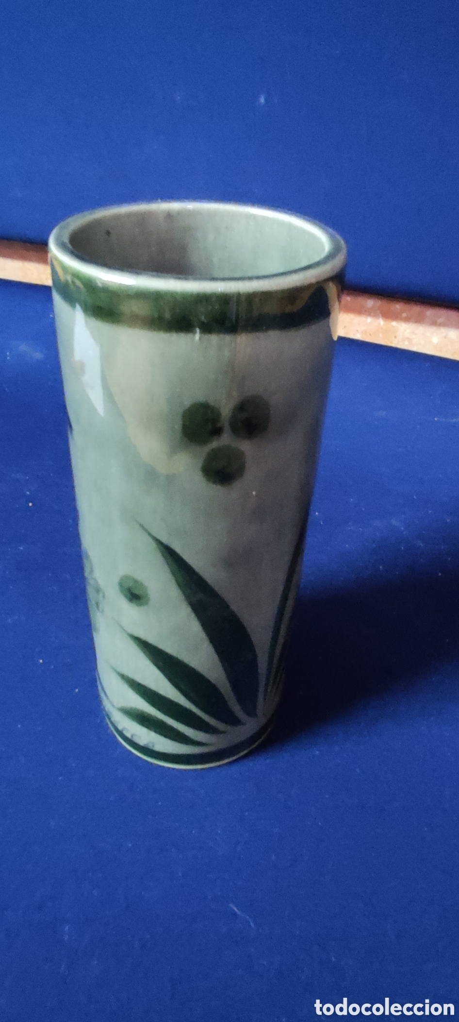 Antig&uuml;edades: JARRON / BUCARO DE CERAMICA ESMALTADA - Foto 2