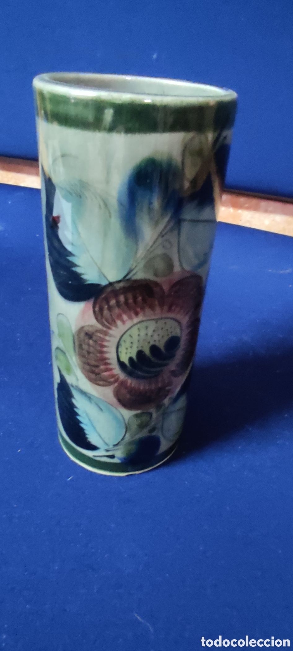 Antig&uuml;edades: JARRON / BUCARO DE CERAMICA ESMALTADA - Foto 3