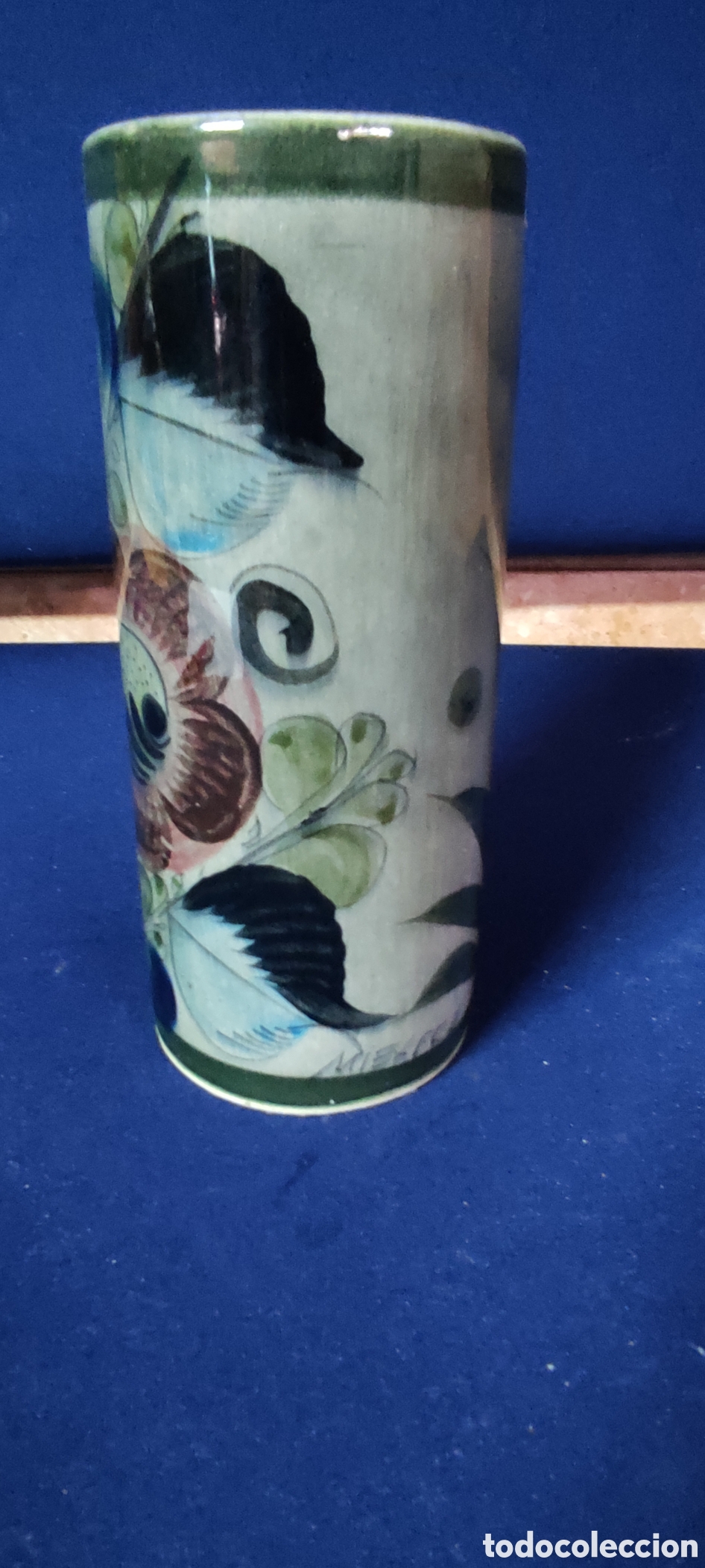Antig&uuml;edades: JARRON / BUCARO DE CERAMICA ESMALTADA - Foto 4