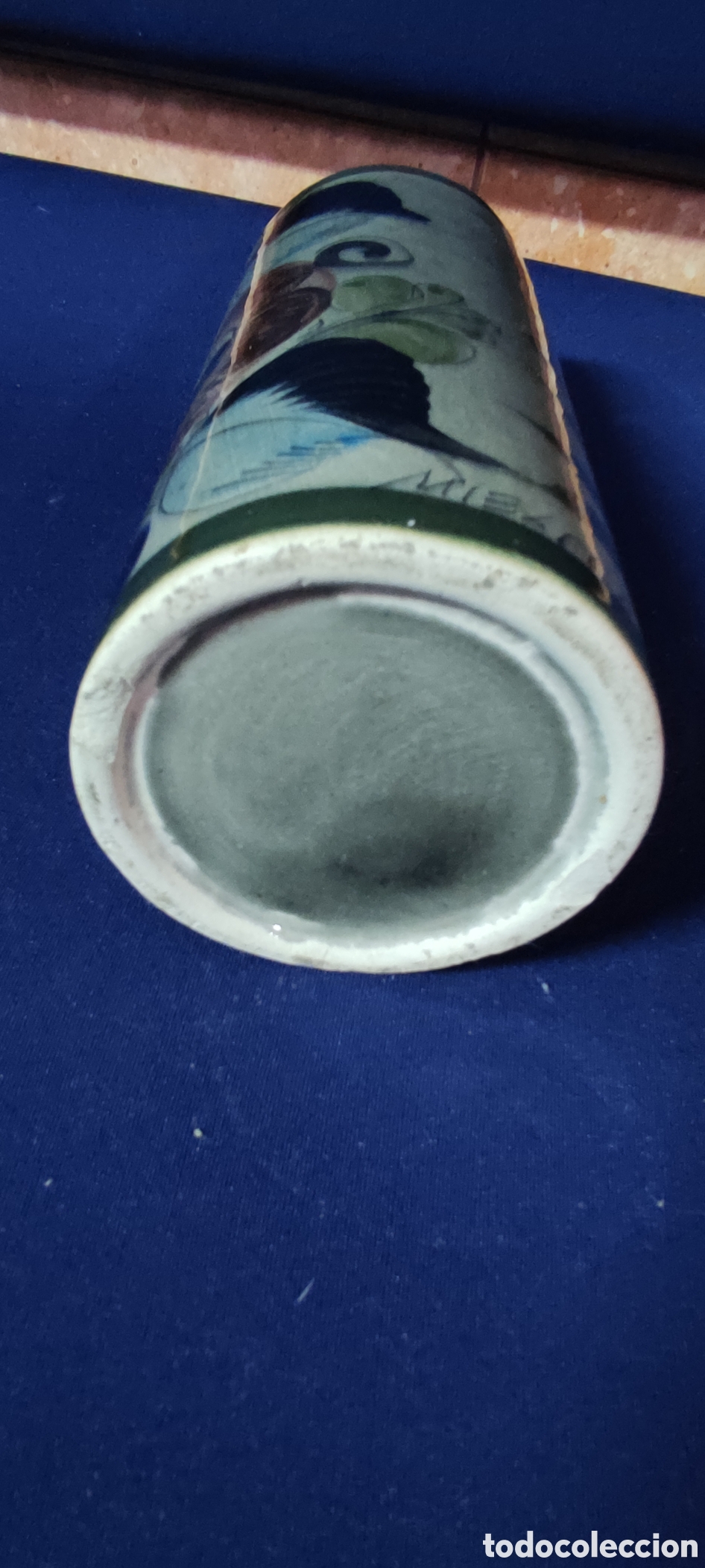 Antig&uuml;edades: JARRON / BUCARO DE CERAMICA ESMALTADA - Foto 6