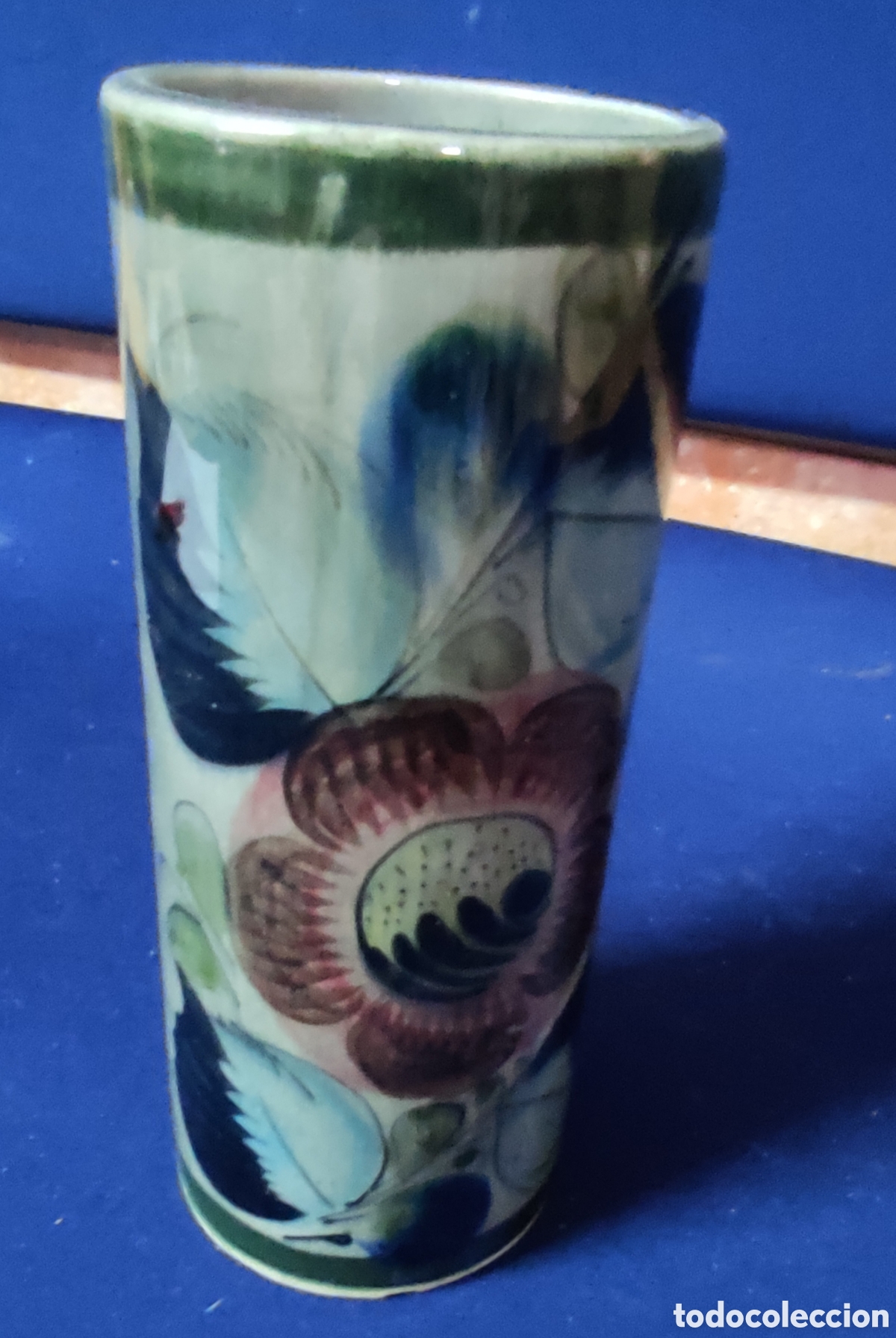 Antig&uuml;edades: JARRON / BUCARO DE CERAMICA ESMALTADA - Foto 1