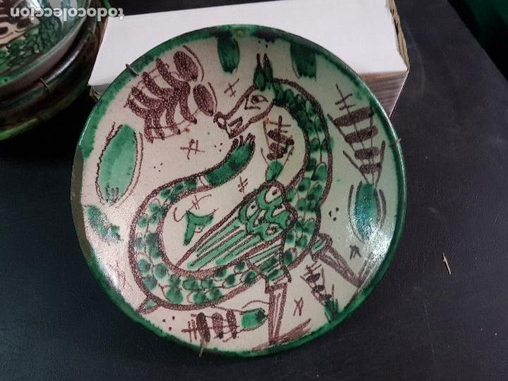 Antig&uuml;edades: DRAGON -PUNTER-MIDE 22X4 CM CANTO DEFECTO - Foto 1