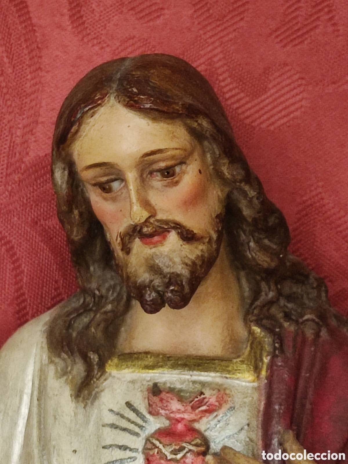 Antig&uuml;edades: Imagen del Sagrado Coraz&oacute;n de Olot - Foto 7
