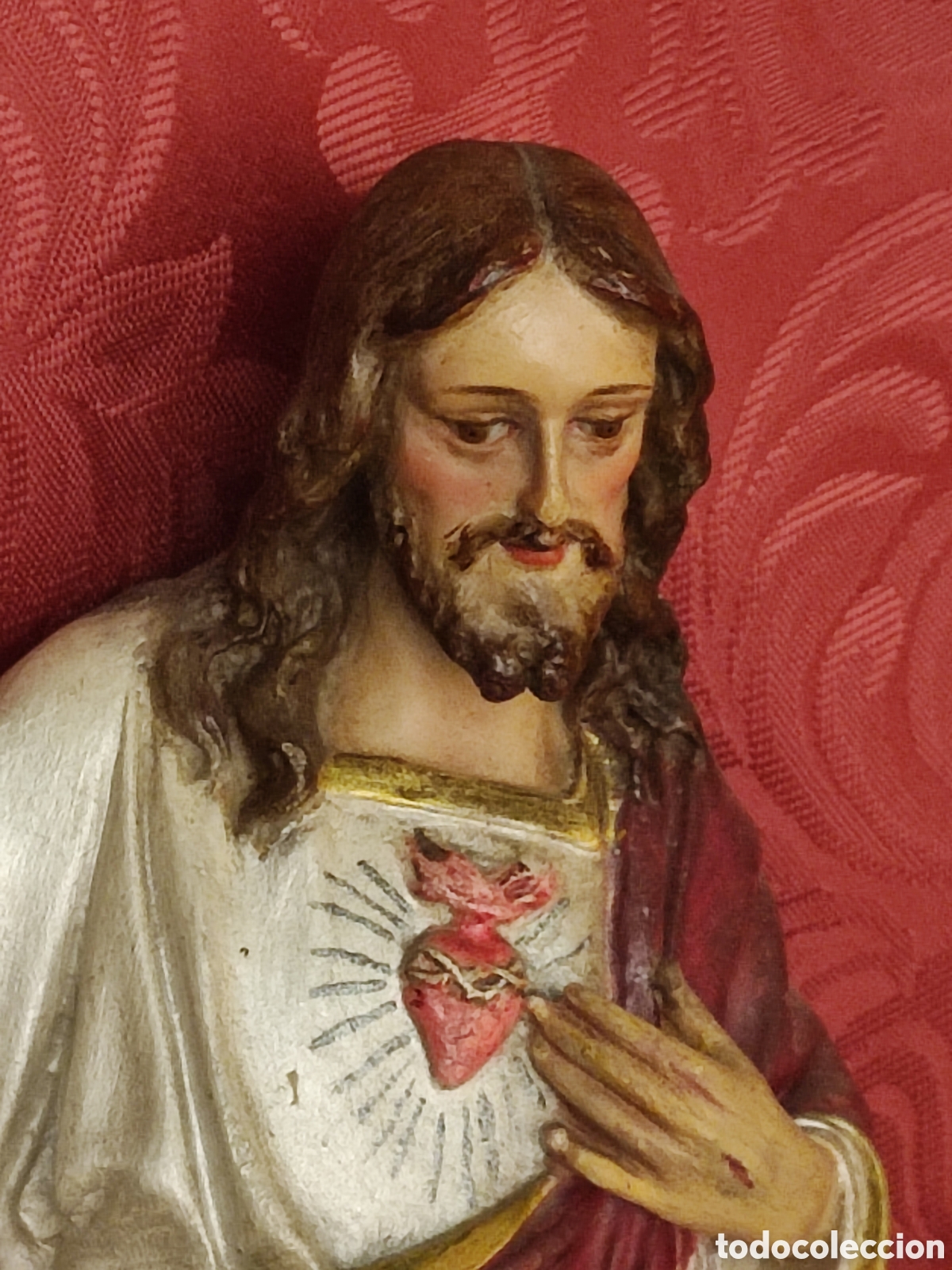Antig&uuml;edades: Imagen del Sagrado Coraz&oacute;n de Olot - Foto 1