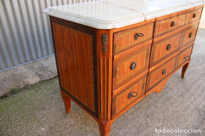 Antig&uuml;edades: mueble bar madera marqueteria - Foto 2