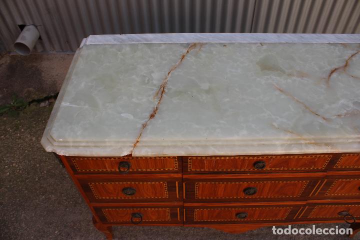 Antig&uuml;edades: mueble bar madera marqueteria - Foto 8