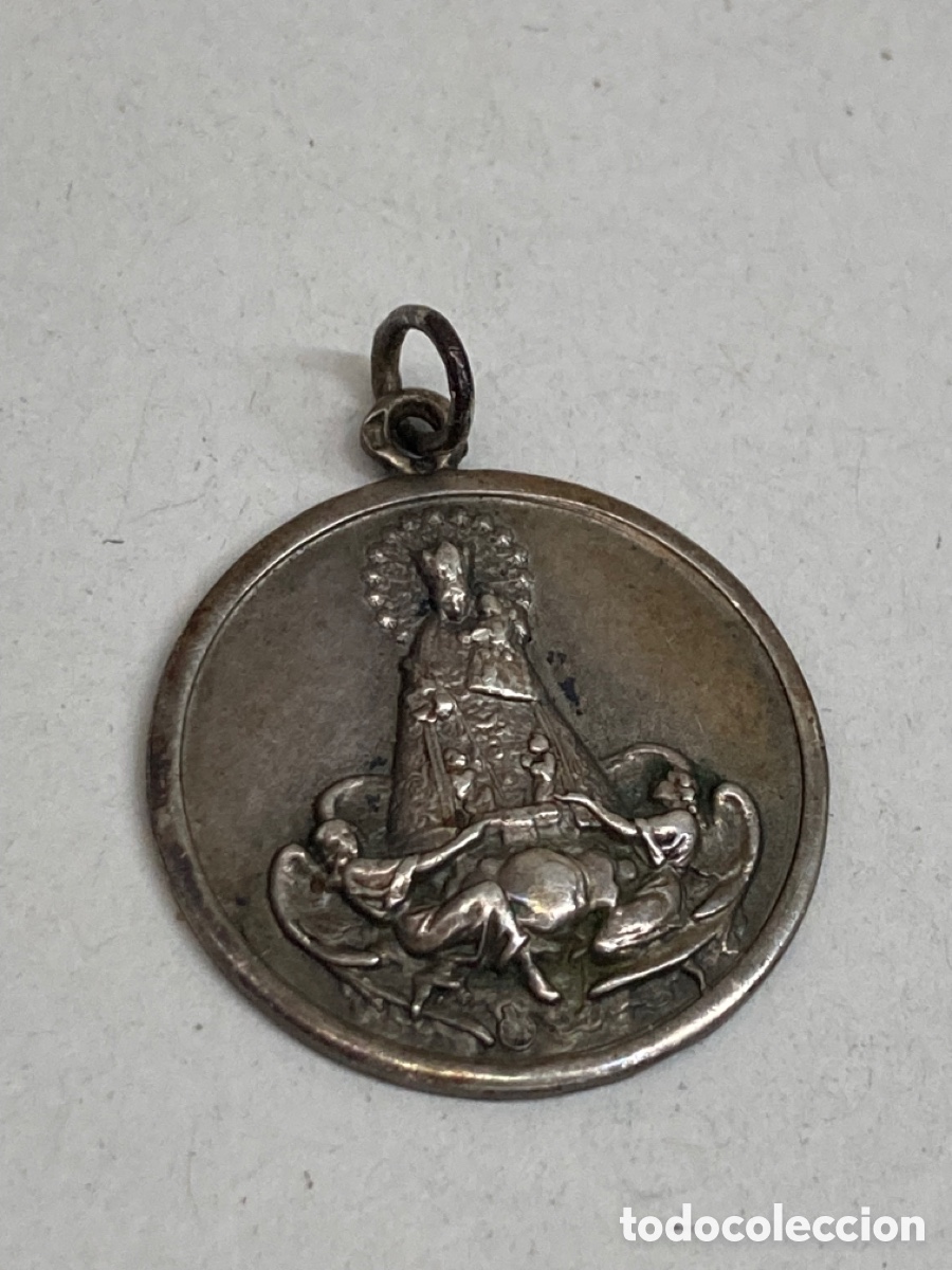 Antig&uuml;edades: Medalla de plata religiosa - Foto 1