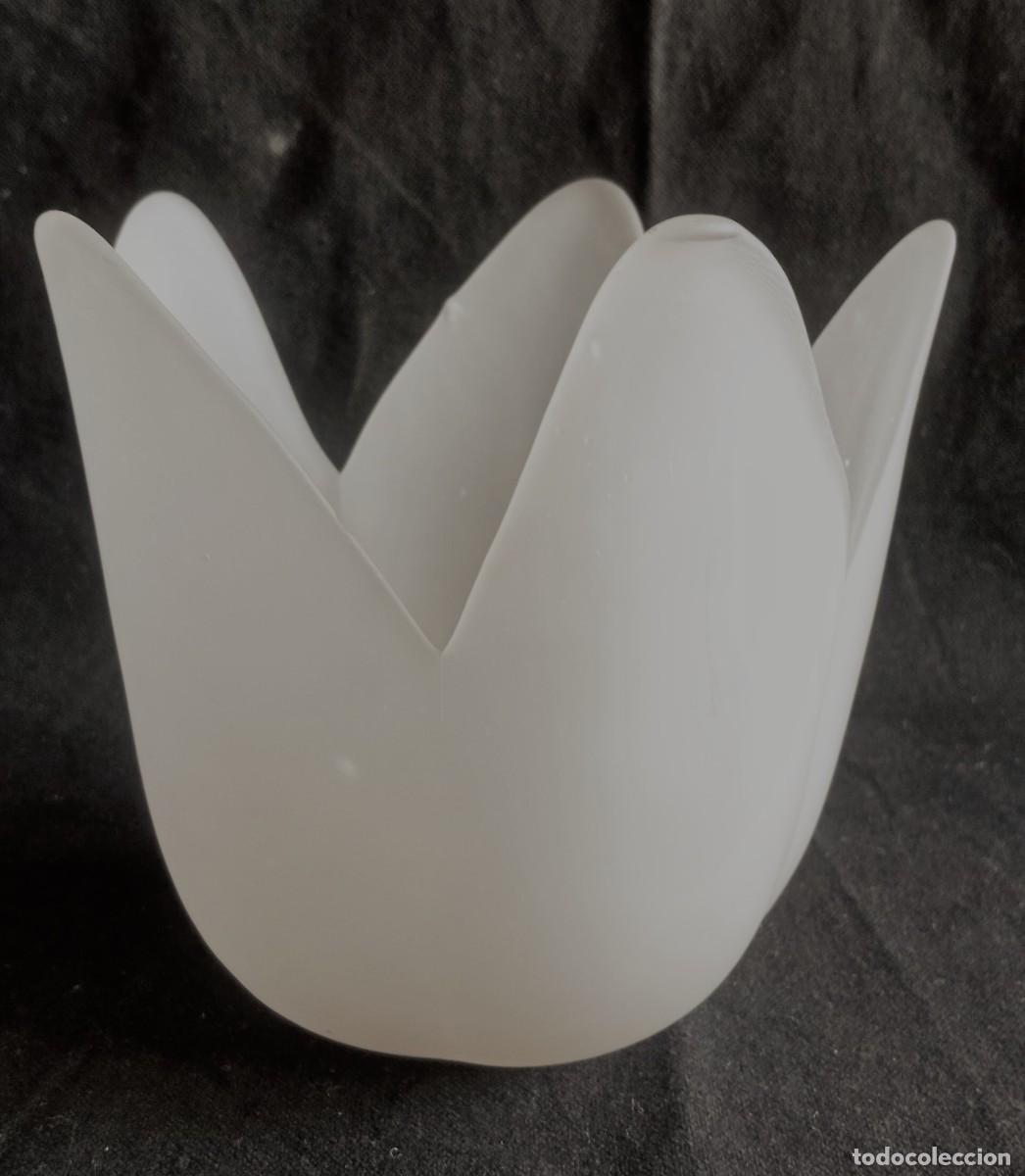 Antig&uuml;edades: TULIPA PARA LAMPARA, CON FORMA DE TULIPAN - Foto 4
