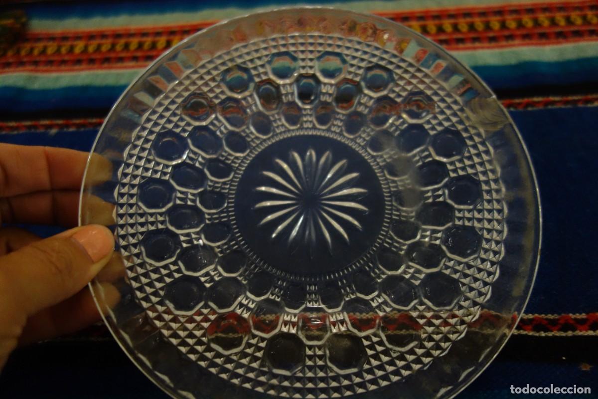 Antig&uuml;edades: PLATO DE CRISTAL DEL SIGLO XX - Foto 2