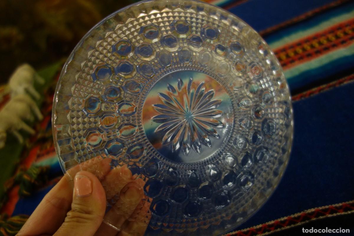 Antig&uuml;edades: PLATO DE CRISTAL DEL SIGLO XX - Foto 3