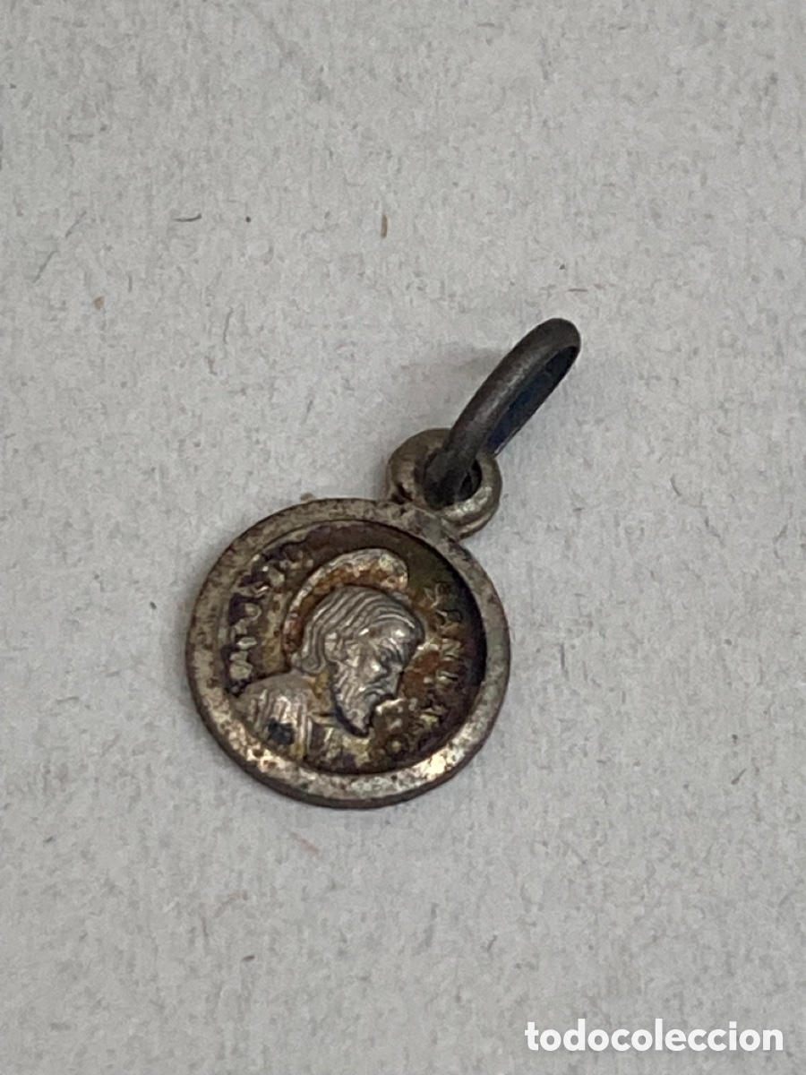 Antig&uuml;edades: Medalla de plata religiosa - Foto 1