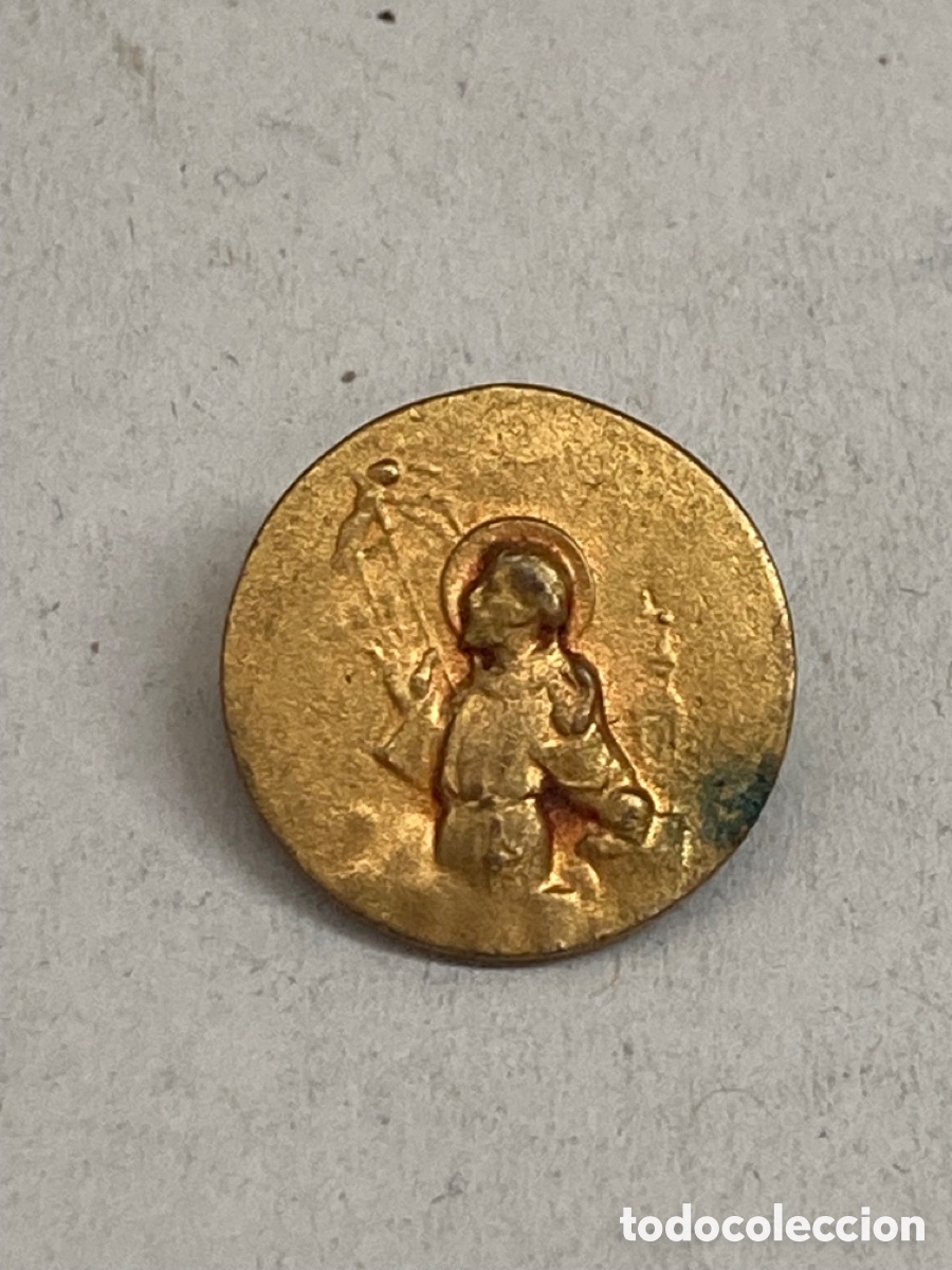 Antig&uuml;edades: Medalla religiosa met&aacute;lica - Foto 1