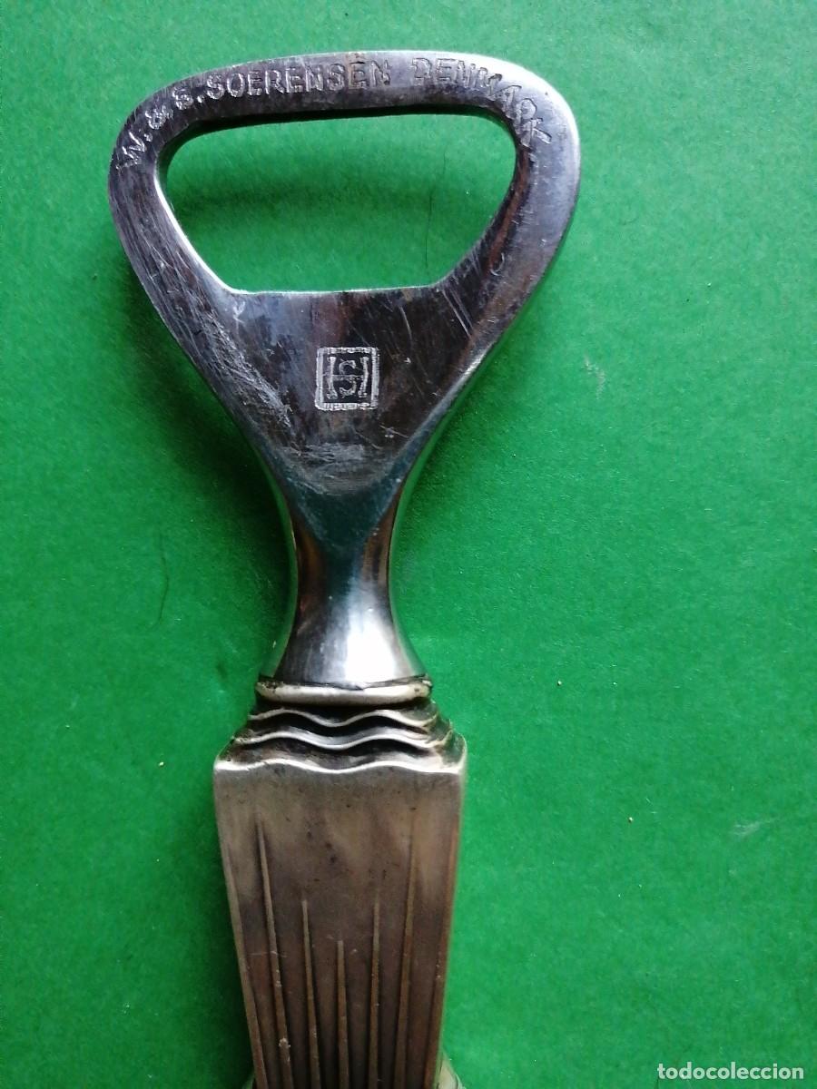 Antig&uuml;edades: Abrechapas plata Sterling Denmark - Foto 3