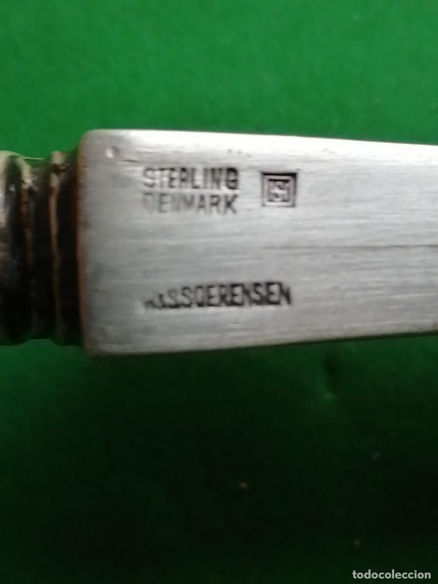 Antig&uuml;edades: Abrechapas plata Sterling Denmark - Foto 5