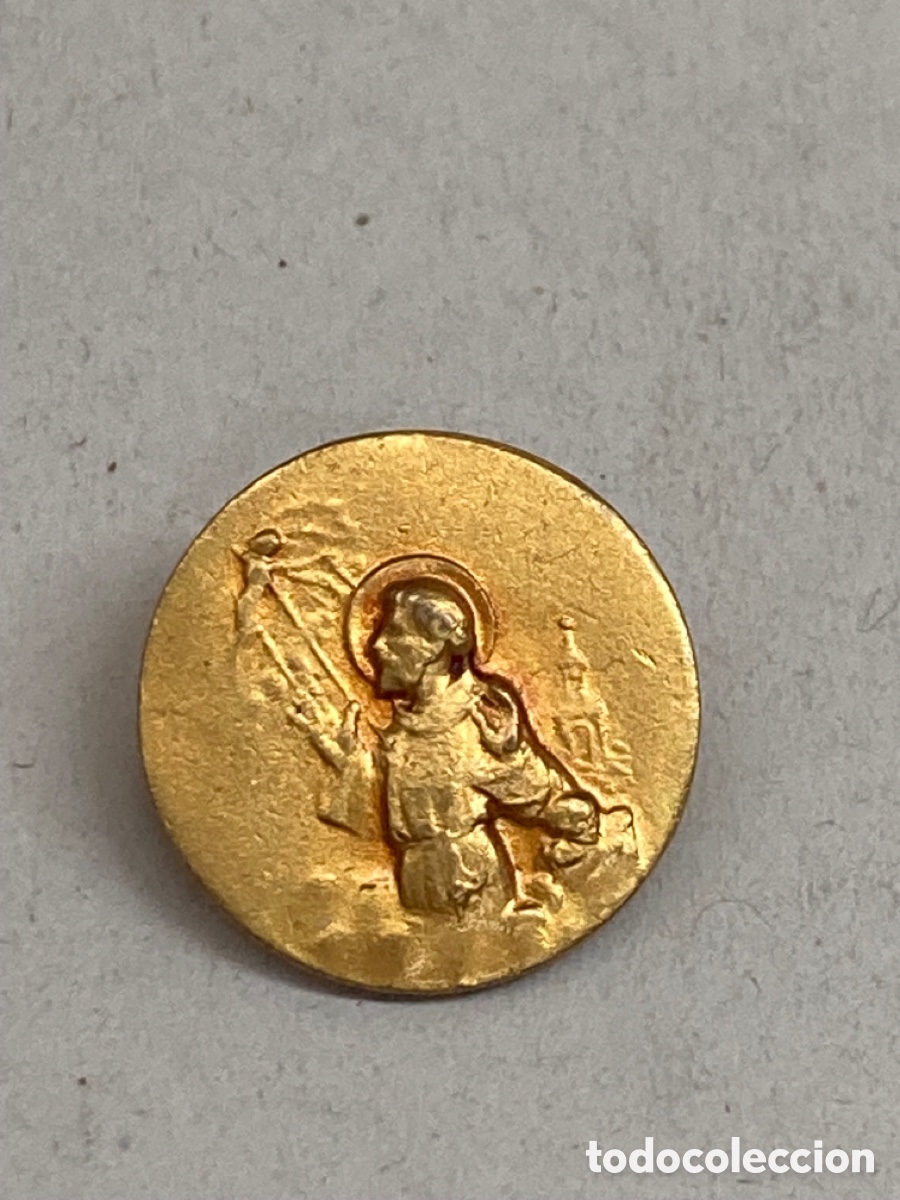 Antig&uuml;edades: Medalla religiosa met&aacute;lica - Foto 1