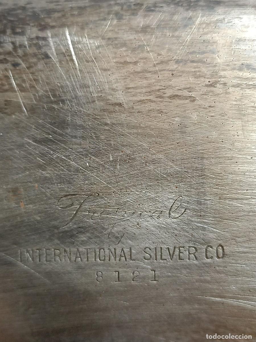 Antig&uuml;edades: Bandeja de mujer.International silver co - Foto 4