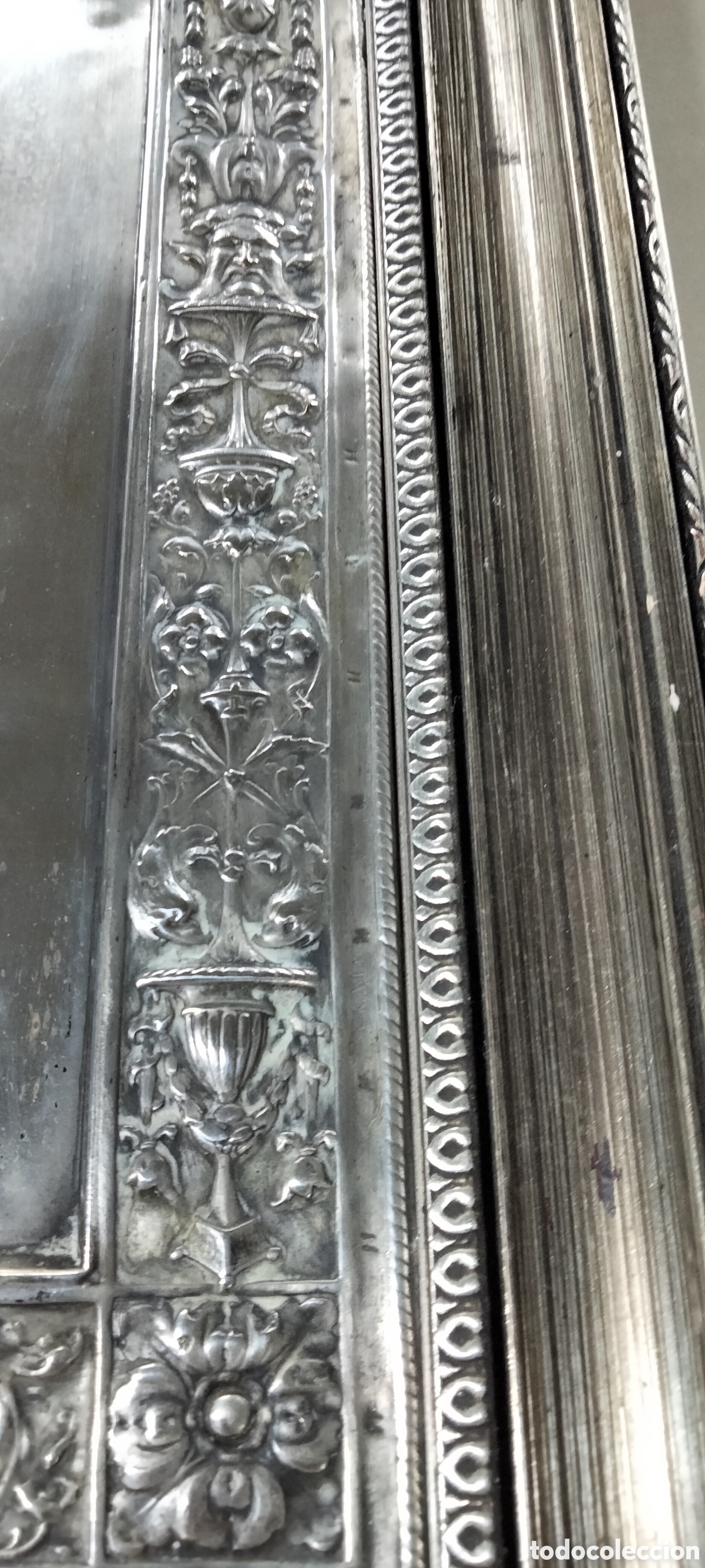Antig&uuml;edades: PLACA REPUJADA PLATEADA GRAN PODRE DE SEVILLA - Foto 6