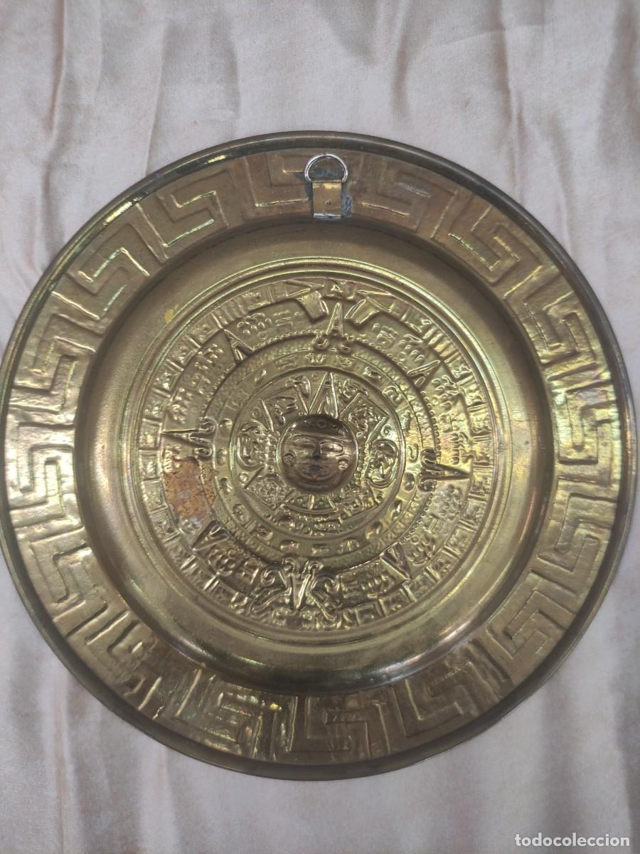 Antig&uuml;edades: PLATO ARTESANAL MEXICANO 20 CM - Foto 2