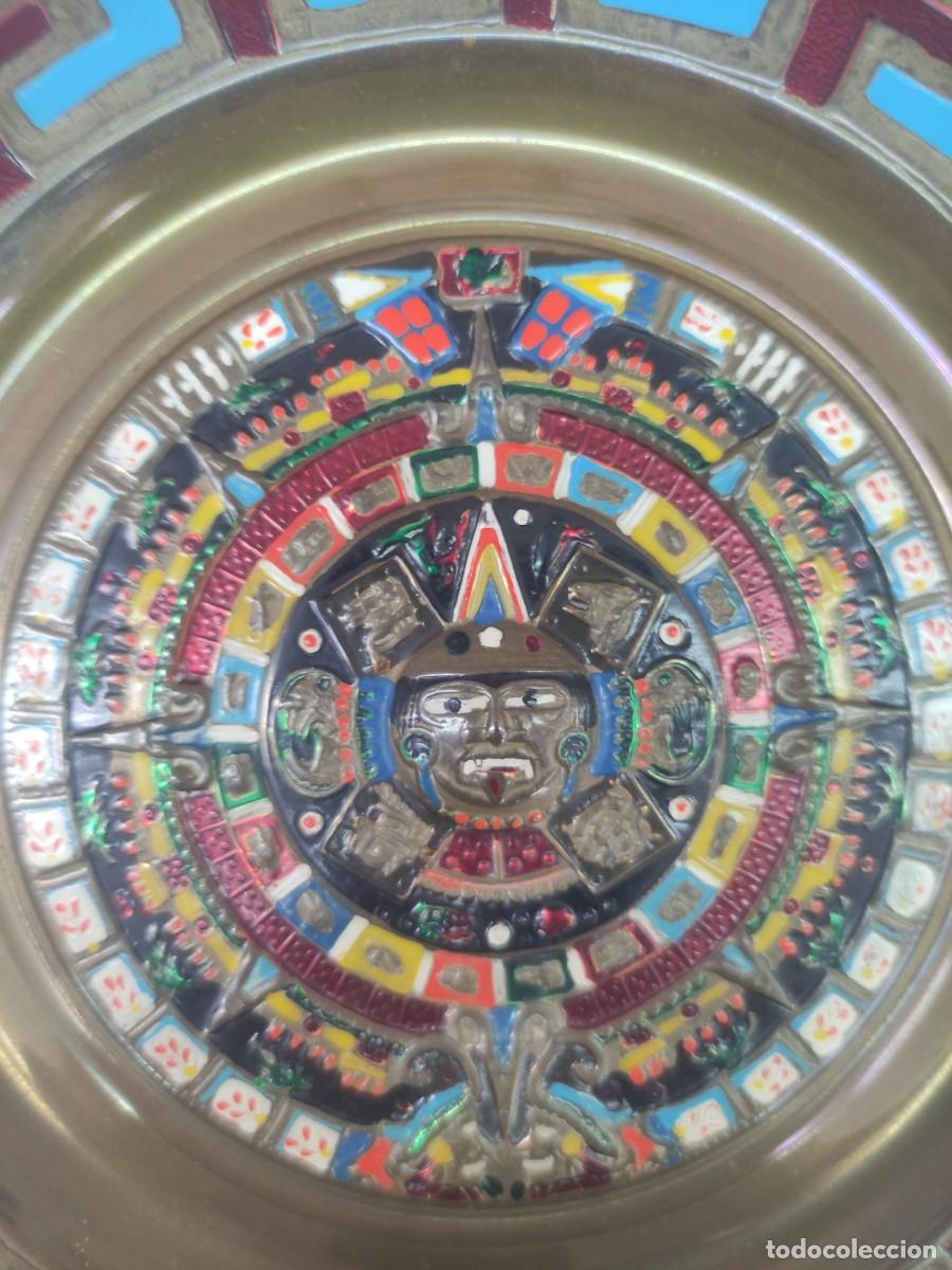 Antig&uuml;edades: PLATO ARTESANAL MEXICANO 20 CM - Foto 3
