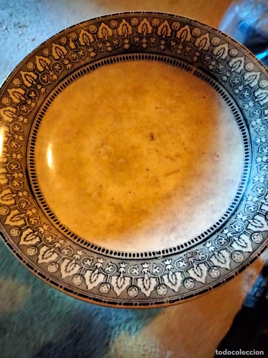 Antig&uuml;edades: Plato ceramica con pie - Foto 1