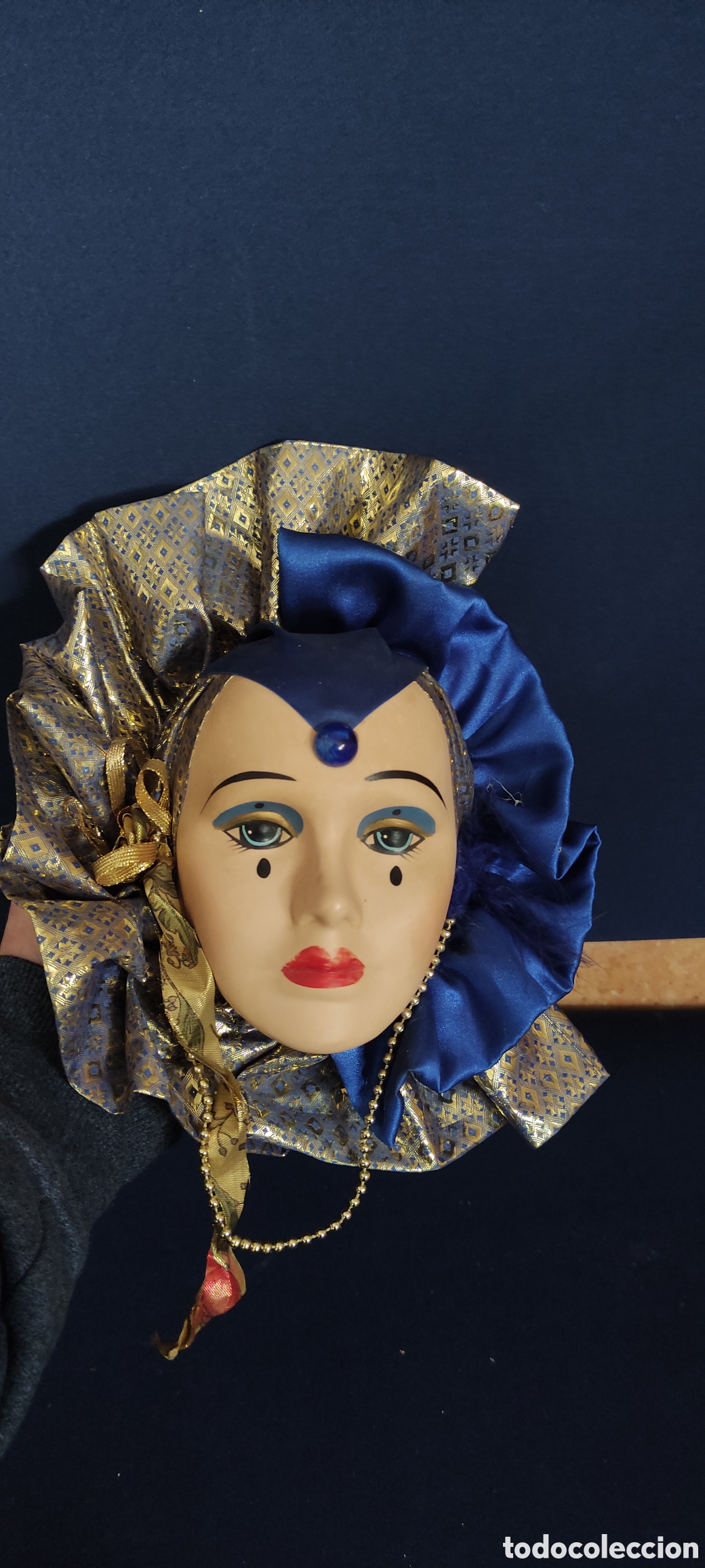 Antig&uuml;edades: MASCARA DE PORCELANA - Foto 5
