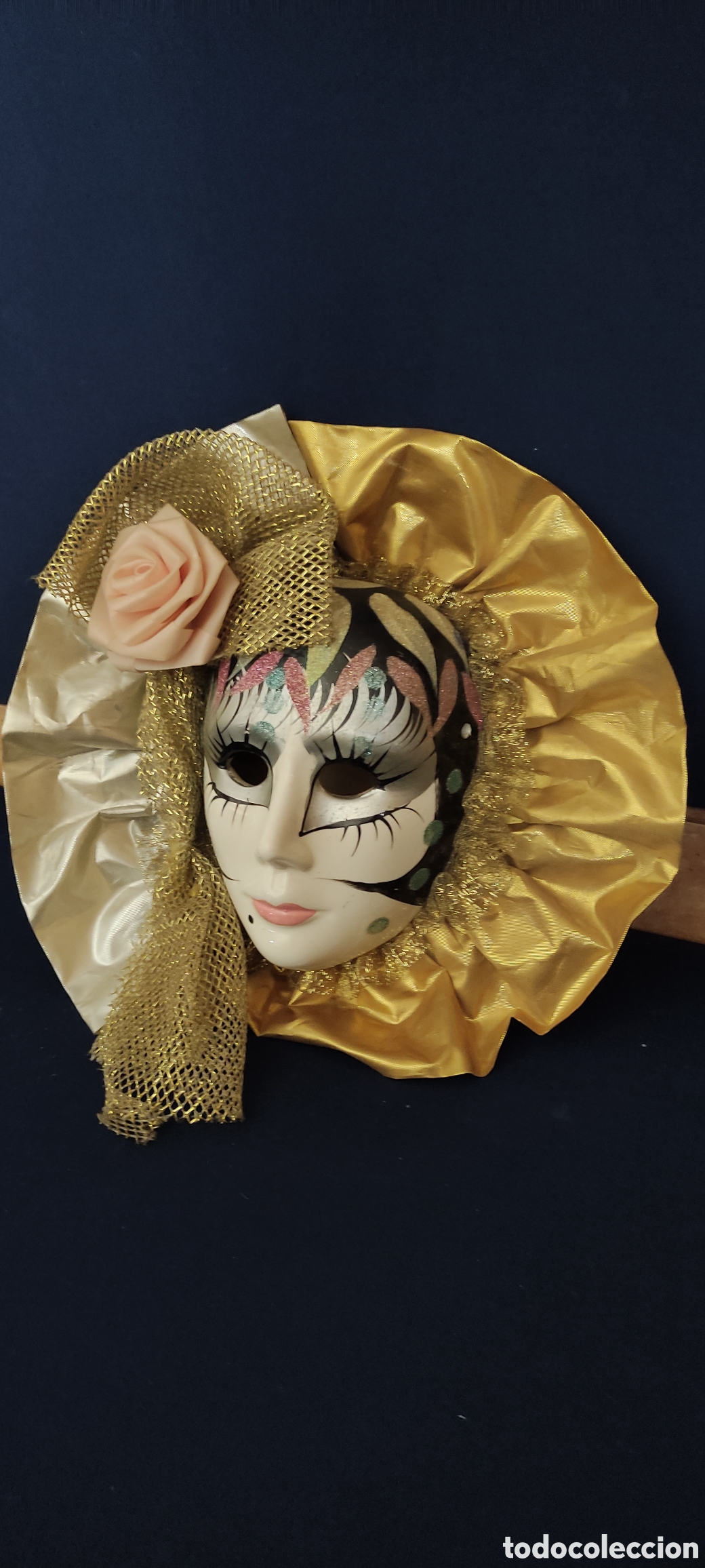 Antig&uuml;edades: MASCARA DE PORCELANA - Foto 3