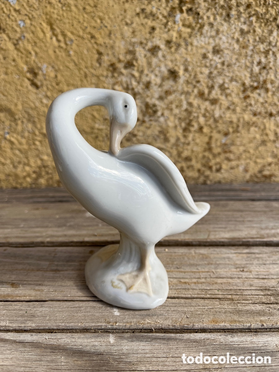 Antig&uuml;edades: CISNE. Porcelana. Lladr&oacute;. - Foto 2