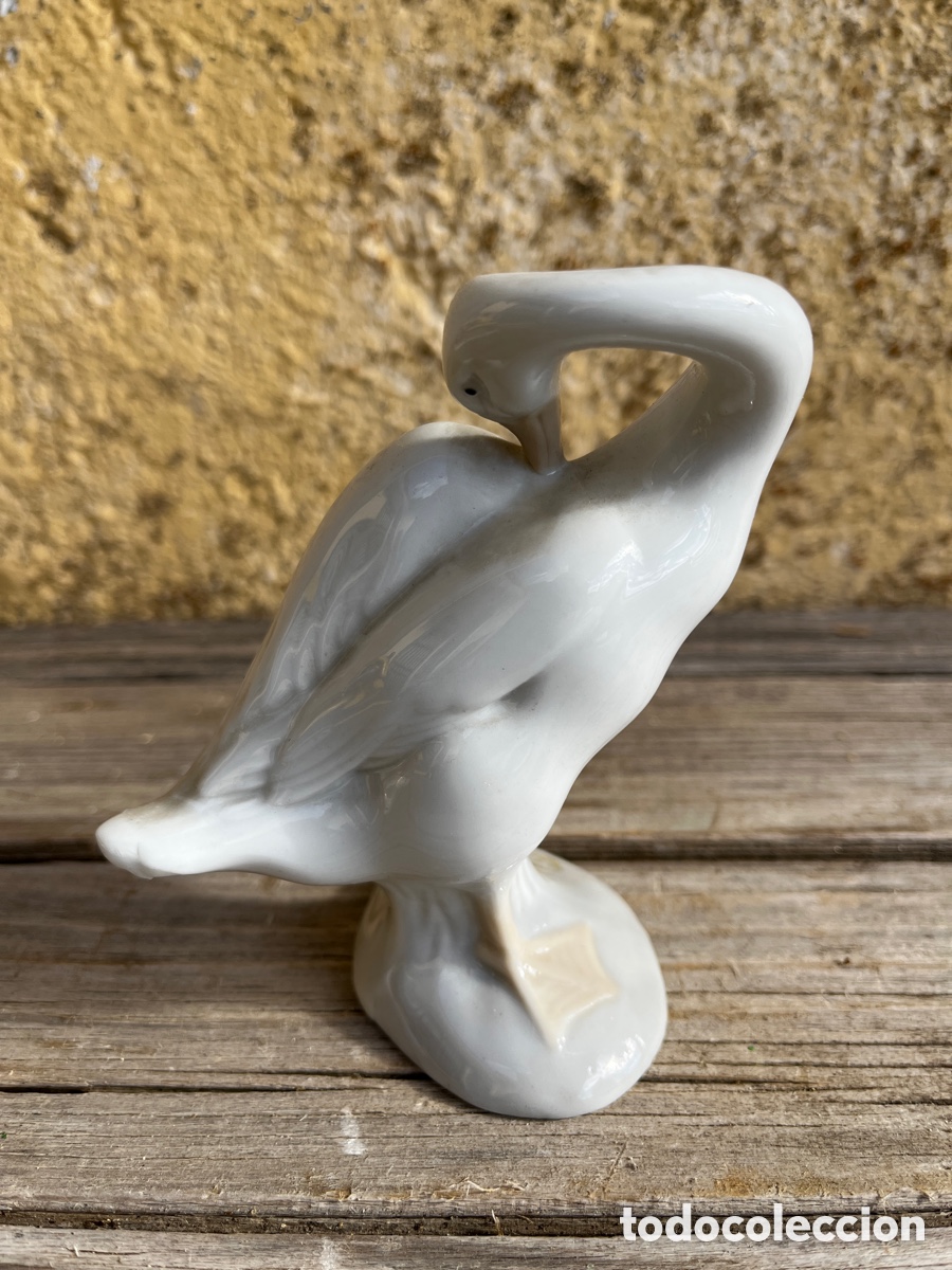 Antig&uuml;edades: CISNE. Porcelana. Lladr&oacute;. - Foto 3