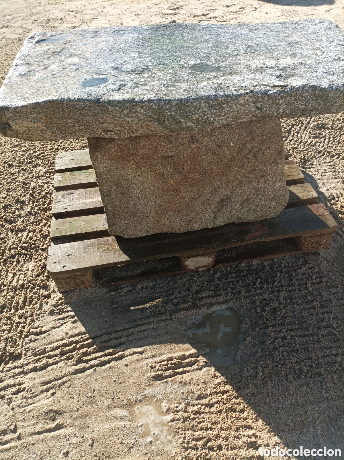 Antig&uuml;edades: Mesa antig&uuml;a de granito - Foto 6