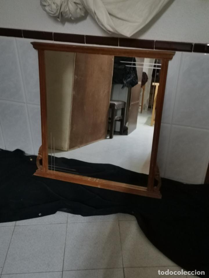 Antig&uuml;edades: VIEJO ESPEJO PARA C&Oacute;MODA - Foto 4