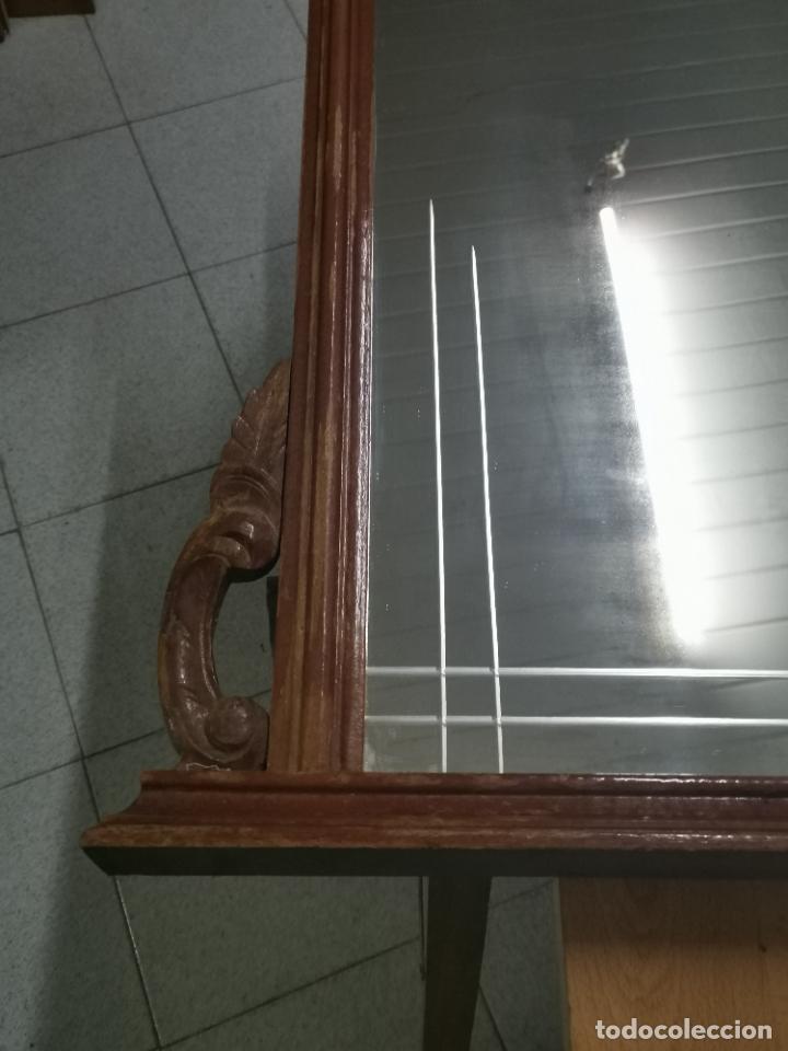 Antig&uuml;edades: VIEJO ESPEJO PARA C&Oacute;MODA - Foto 6