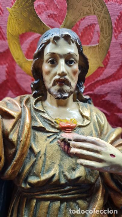 Antig&uuml;edades: SAGRADO CORAZ&Oacute;N BENDICIENDO - Foto 2