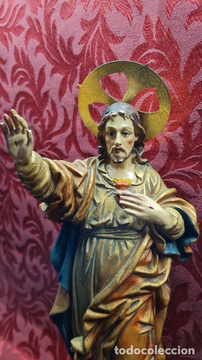 Antig&uuml;edades: SAGRADO CORAZ&Oacute;N BENDICIENDO - Foto 4